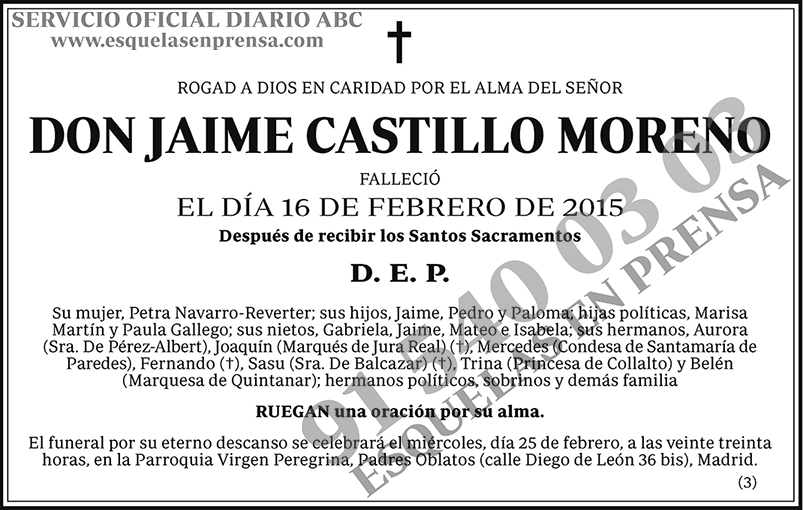 Jaime Castillo Moreno